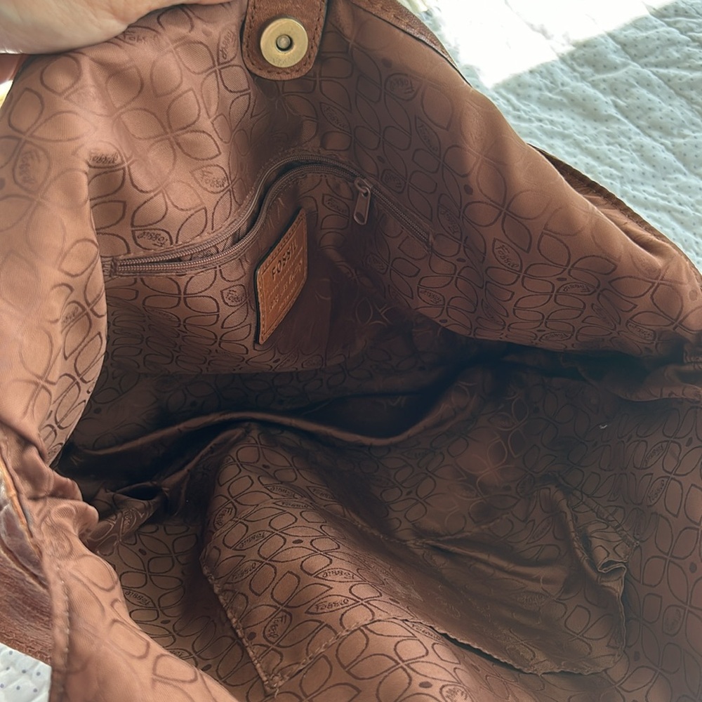 Brown fossil purse - Picture 3 of 5